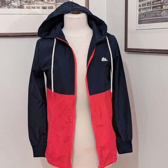 NKLS Quebec City Urban Streetwear Windbreaker with hood - Picture 1 of 9